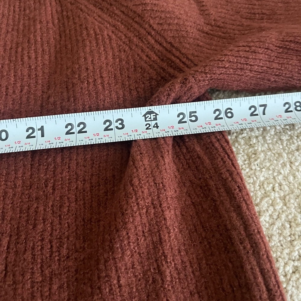 Rust Button-Up Cardigan - Picture 3 of 4